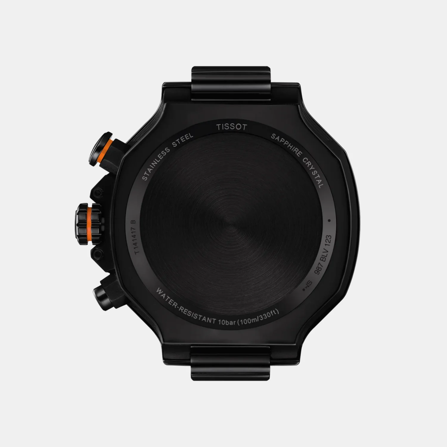 T-Race Men Quartz Black Dial Chronograph Silicone Watch T1414173705102 - Image 4