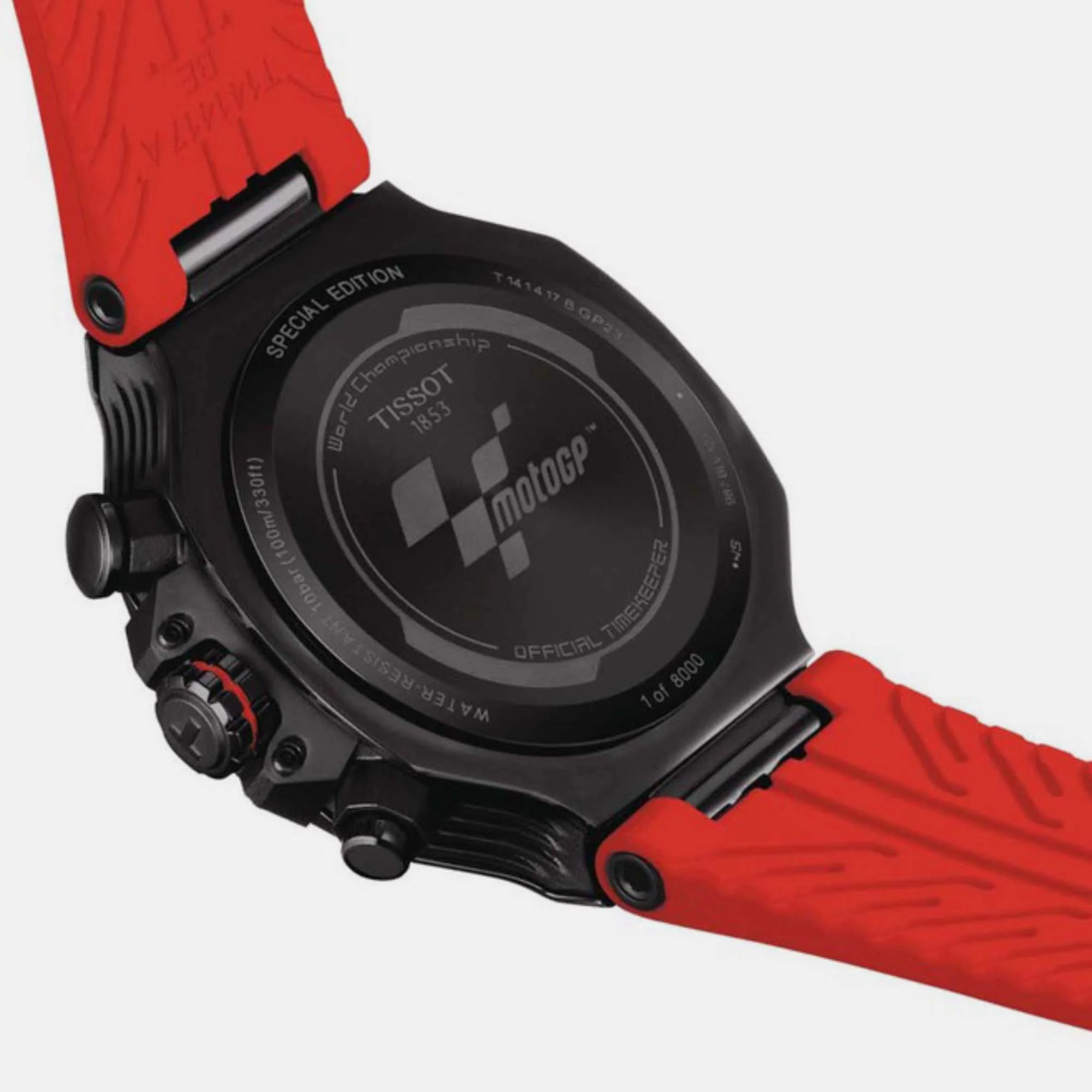T-Race MotoGP Men Quartz Black Dial Chronograph Silicone Watch T1414173705701 - Image 6