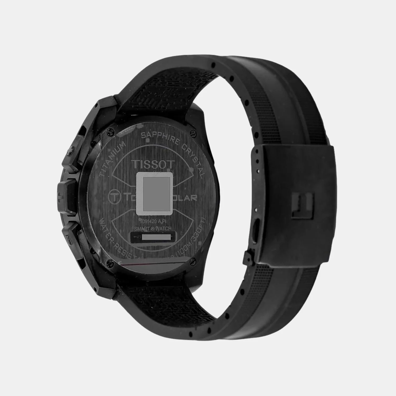 T-Touch Expert Solar Men Solar Black Dial Analog Rubber Watch T0914204705701 - Image 2