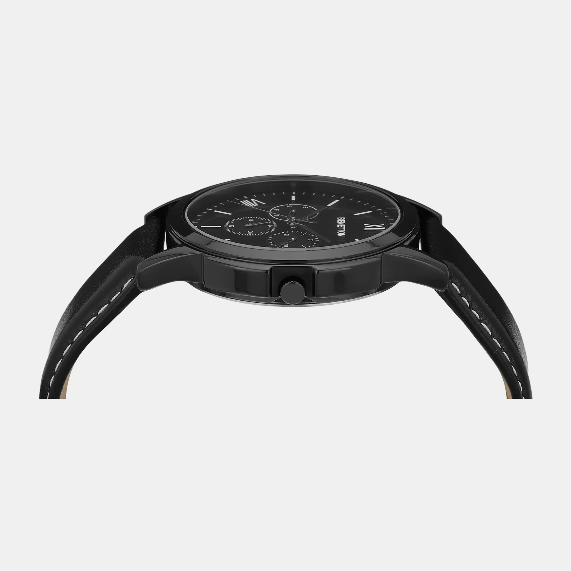 Iconic Men Quartz Black Dial Analog Leather Watch UWUCG0803 - Image 5