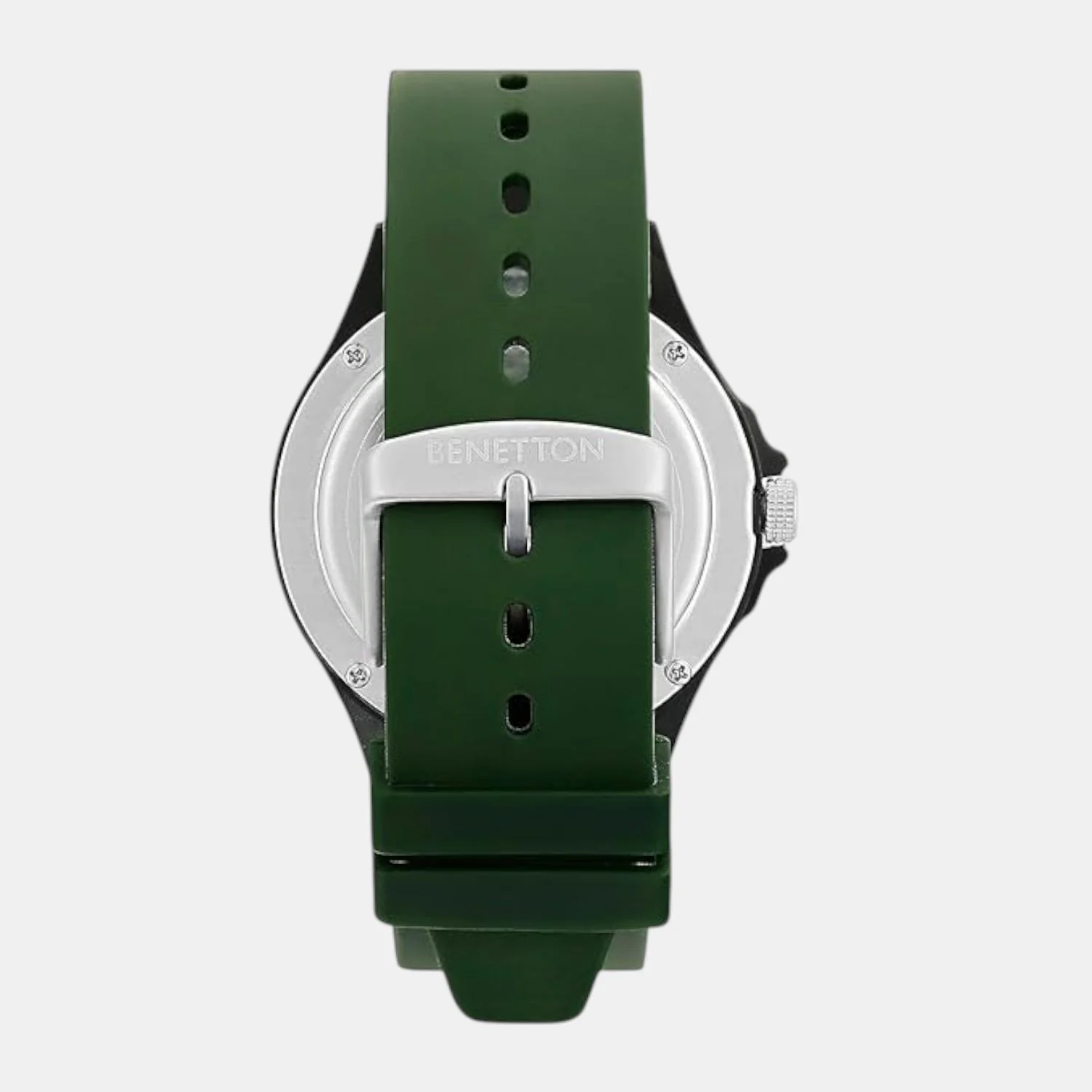 Iconic Men Quartz Black & Green Dial Analog Silicone Watch UWUCG0313 - Image 5