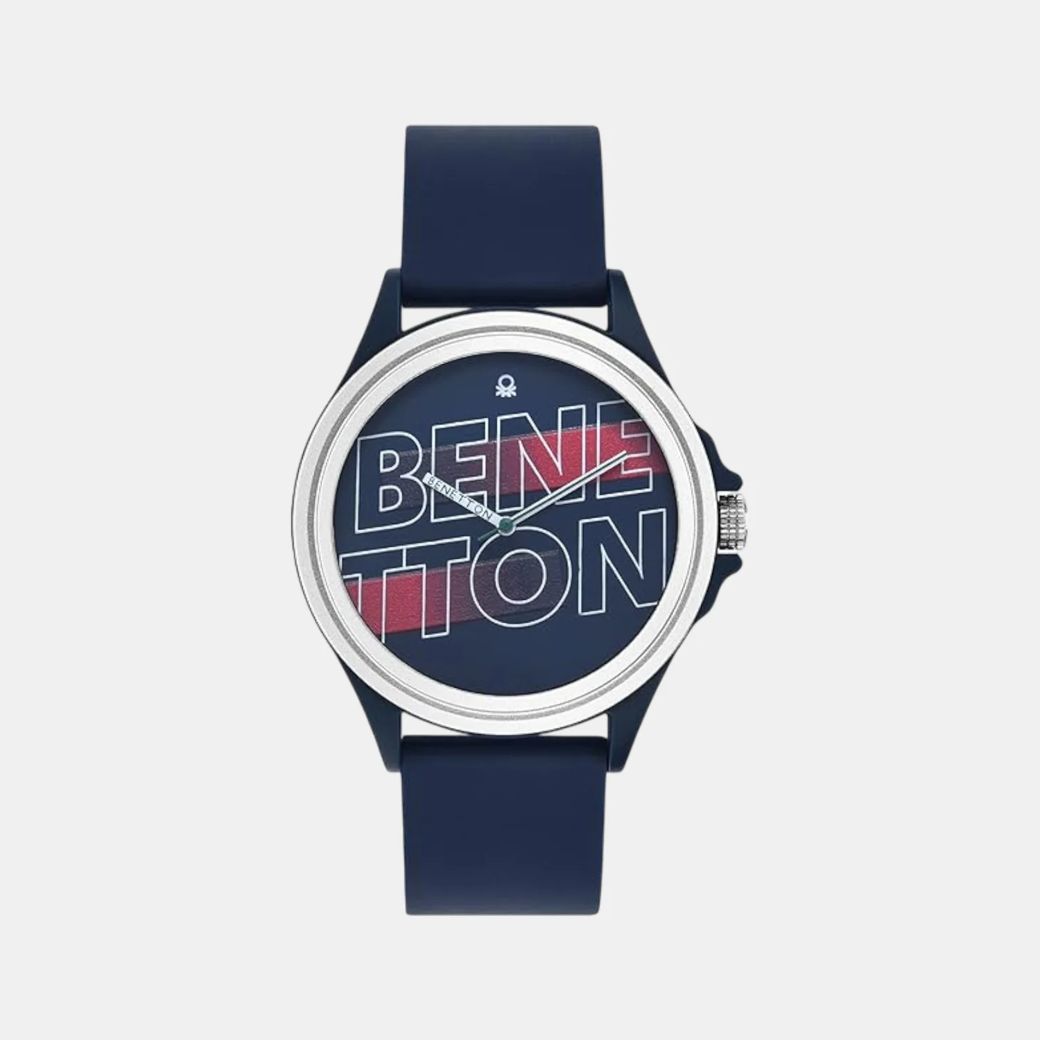 Iconic Men Quartz Blue Dial Analog Silicone Watch UWUCG0301