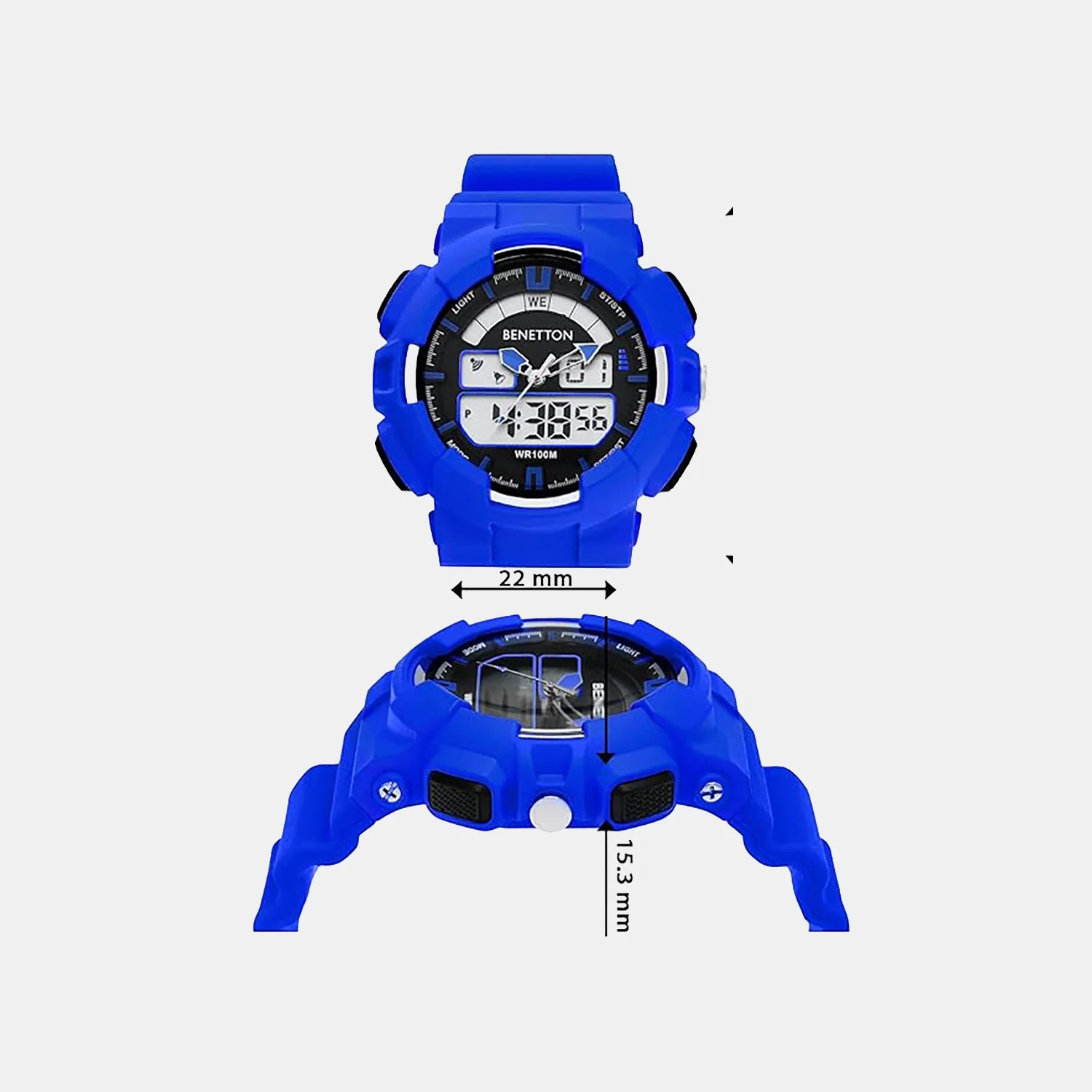 Sport Unisex Quartz Black Dial Analog Silicone Watch UWUCG0600 - Image 4