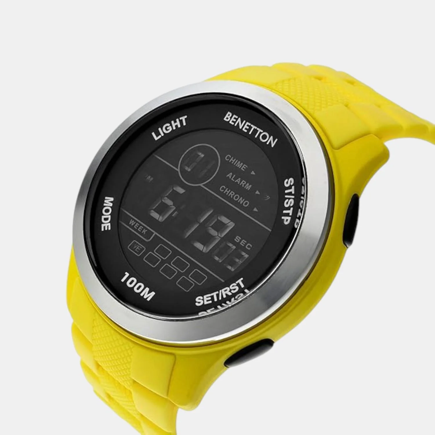 Sport Unisex Quartz Black Dial Digital Silicone Watch UWUCG0501 - Image 2