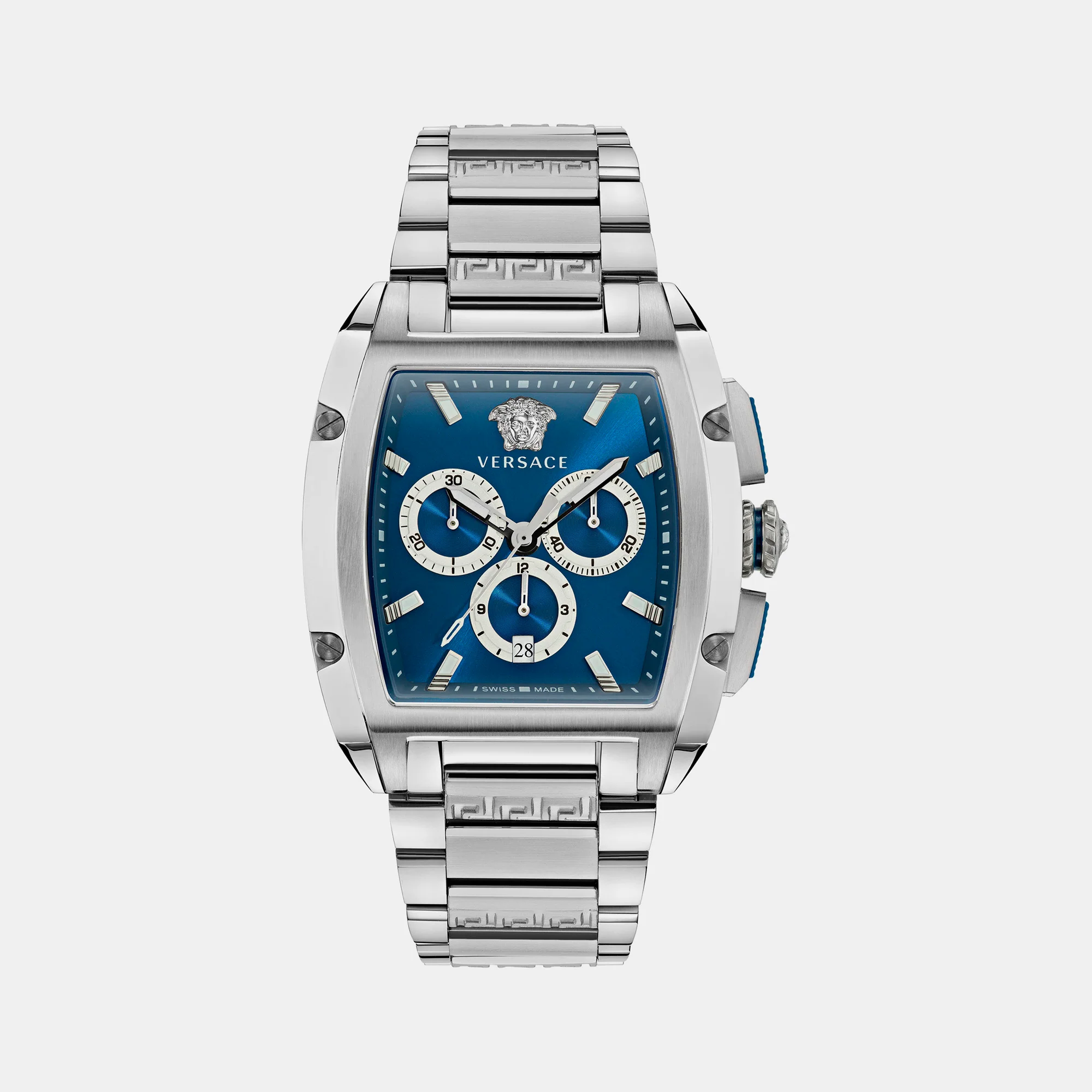 Dominus Men Quartz Blue Dial Chronograph Stainless Steel Watch VE6H00423