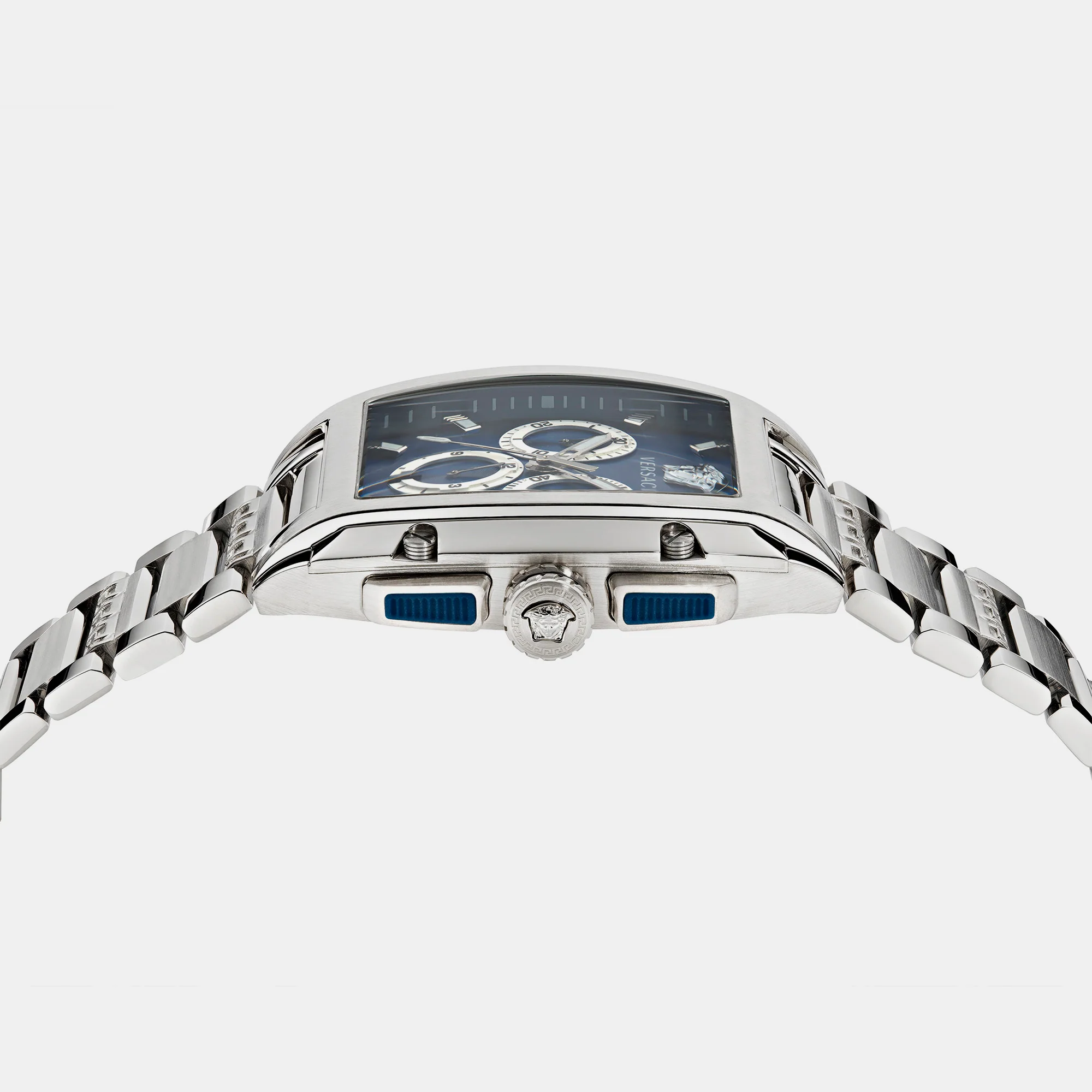 Dominus Men Quartz Blue Dial Chronograph Stainless Steel Watch VE6H00423 - Image 3