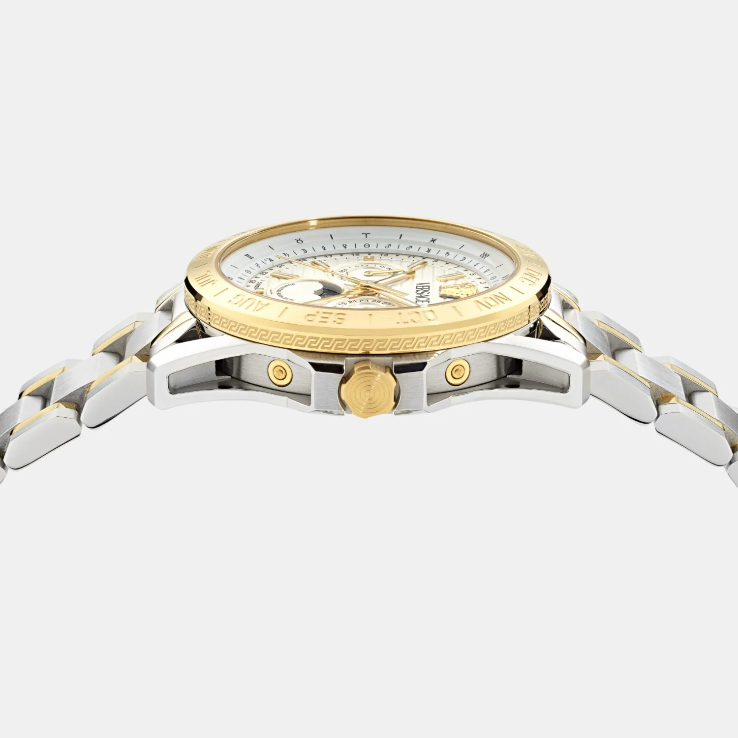 Galaxy Moonphase Men Quartz White Dial Multi-Function Stainless Steel Watch VE0K00225 - Image 2