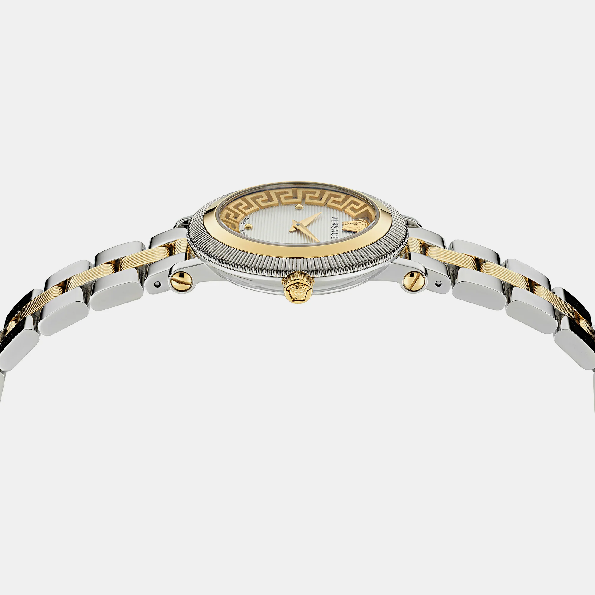 Greca Flourish Women Quartz White Dial Analog Stainless Steel Watch VE7F00423 - Image 2