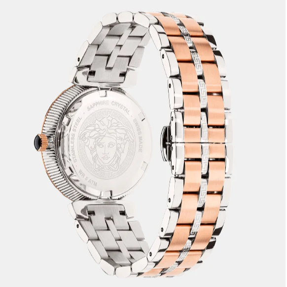 Greca Women Quartz Silver Dial Analog Stainless Steel Watch VEZ600723 - Image 3