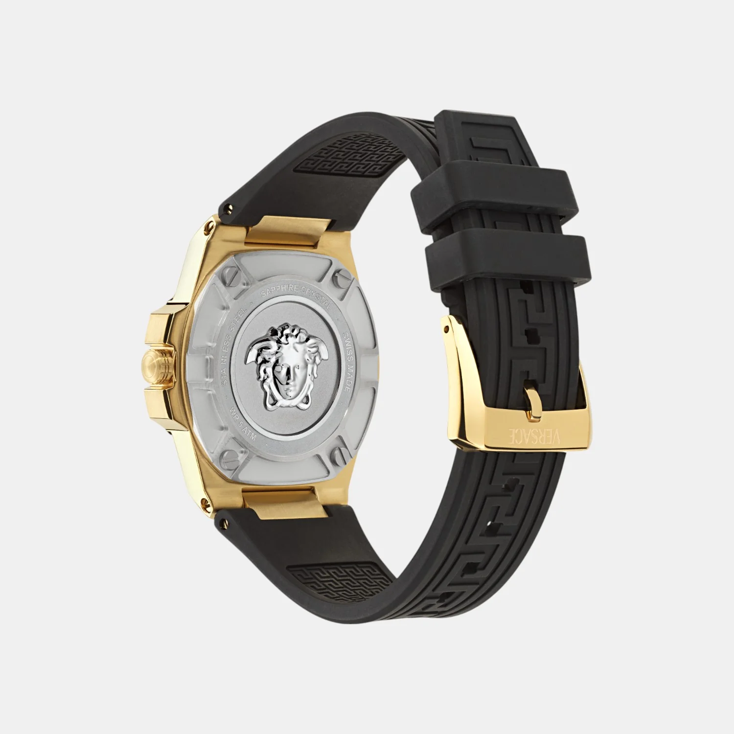 Women Quartz Black Dial Analog Rubber Watch VE0D00225 - Image 3