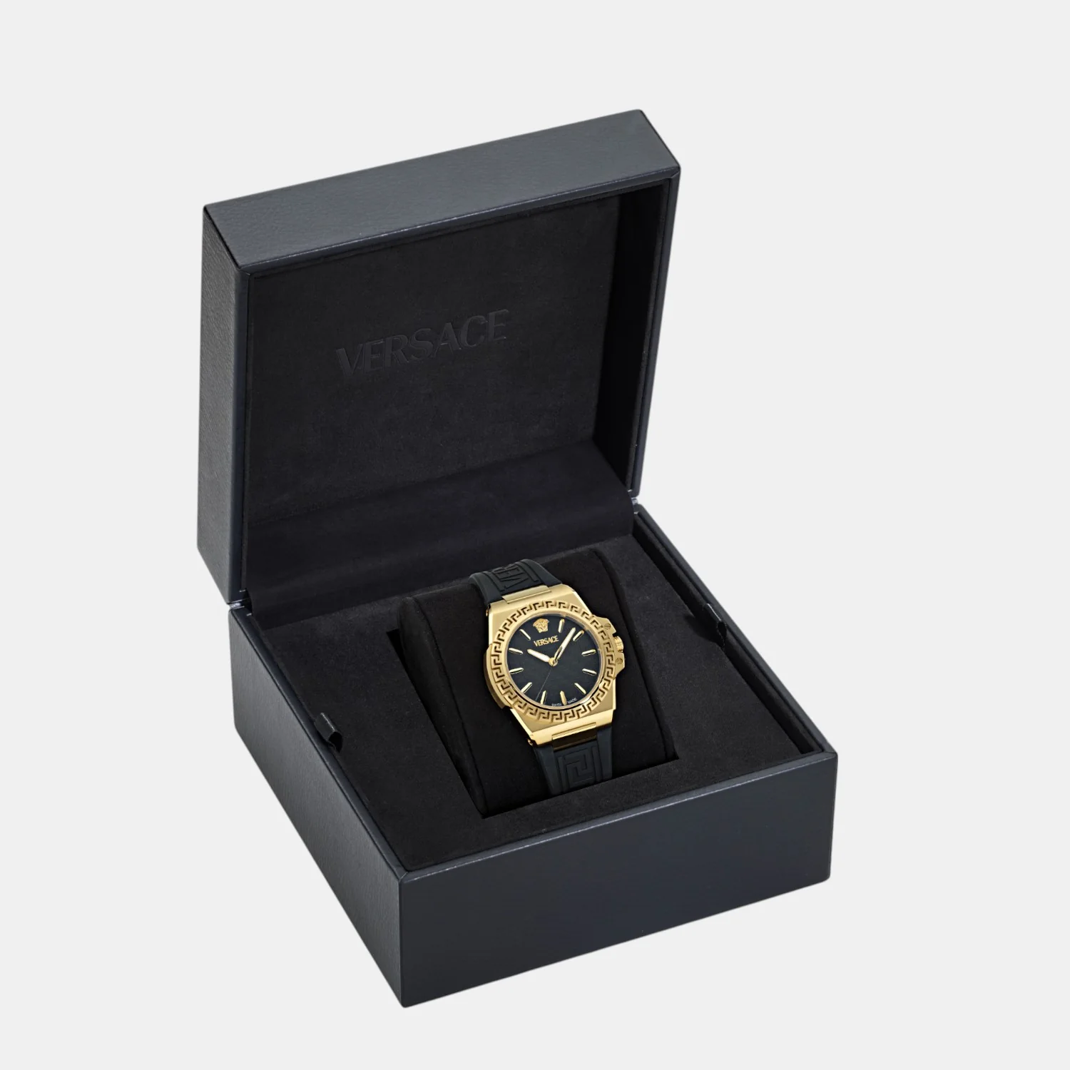 Women Quartz Black Dial Analog Rubber Watch VE0D00225 - Image 4