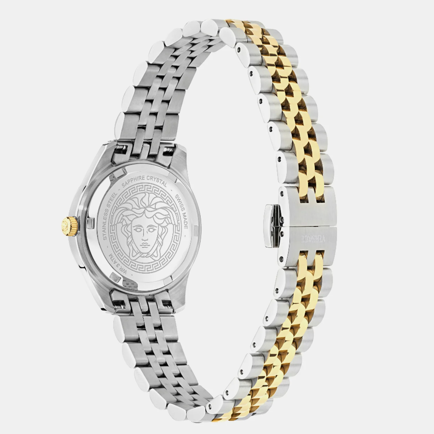 Greca Women Quartz Mother Of Pearl Dial Analog Stainless Steel Watch VE9CA0625 - Image 3