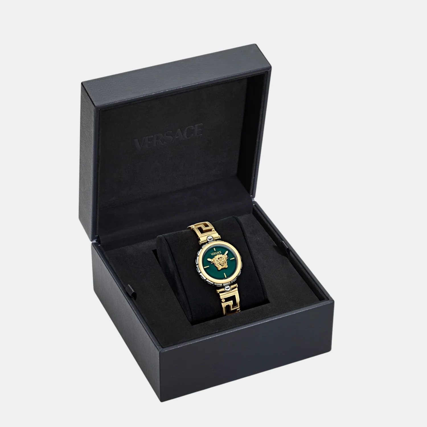 Medusa Jewel Women Quartz Green Dial Analog Stainless Steel Watch VE0B00325 - Image 4