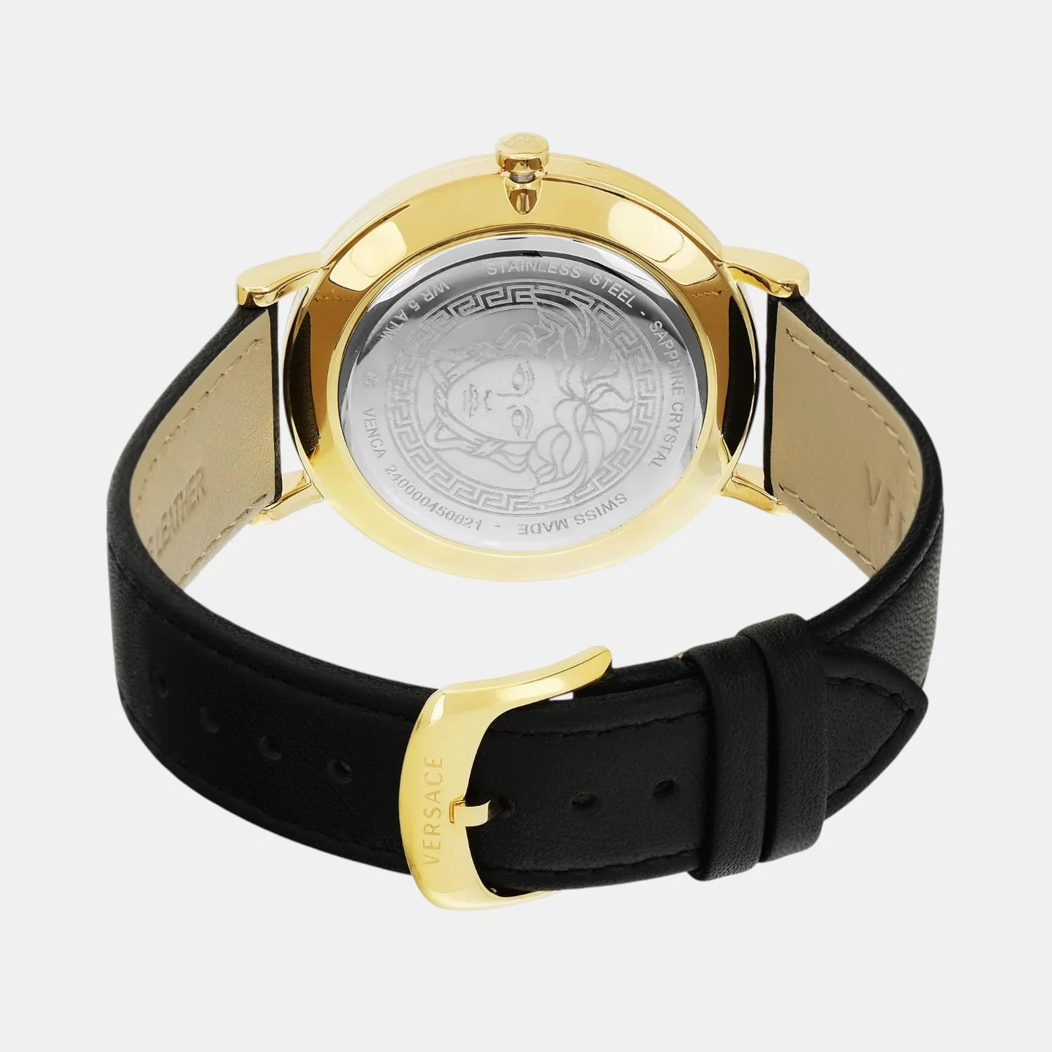 V-Eternal Men Quartz Black Dial Analog Leather Watch VENCA0124 - Image 5