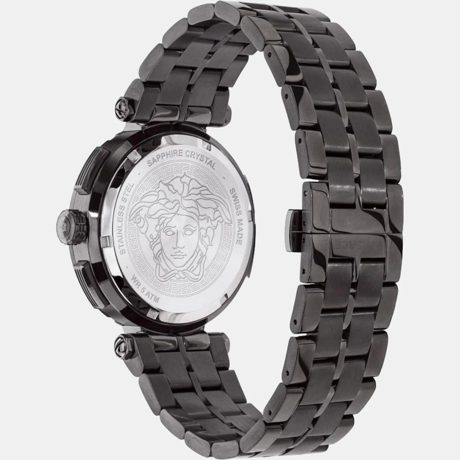 Men Quartz Blue Dial Chronograph Stainless Steel Watch VEPM00620 - Image 3