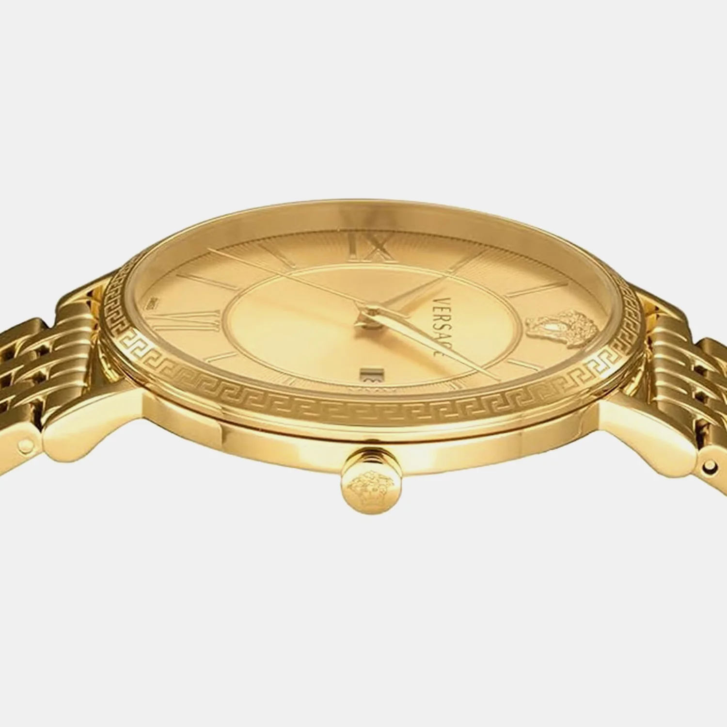 Men Quartz Gold Dial Analog Stainless Steel Watch VENCA0524 - Image 4