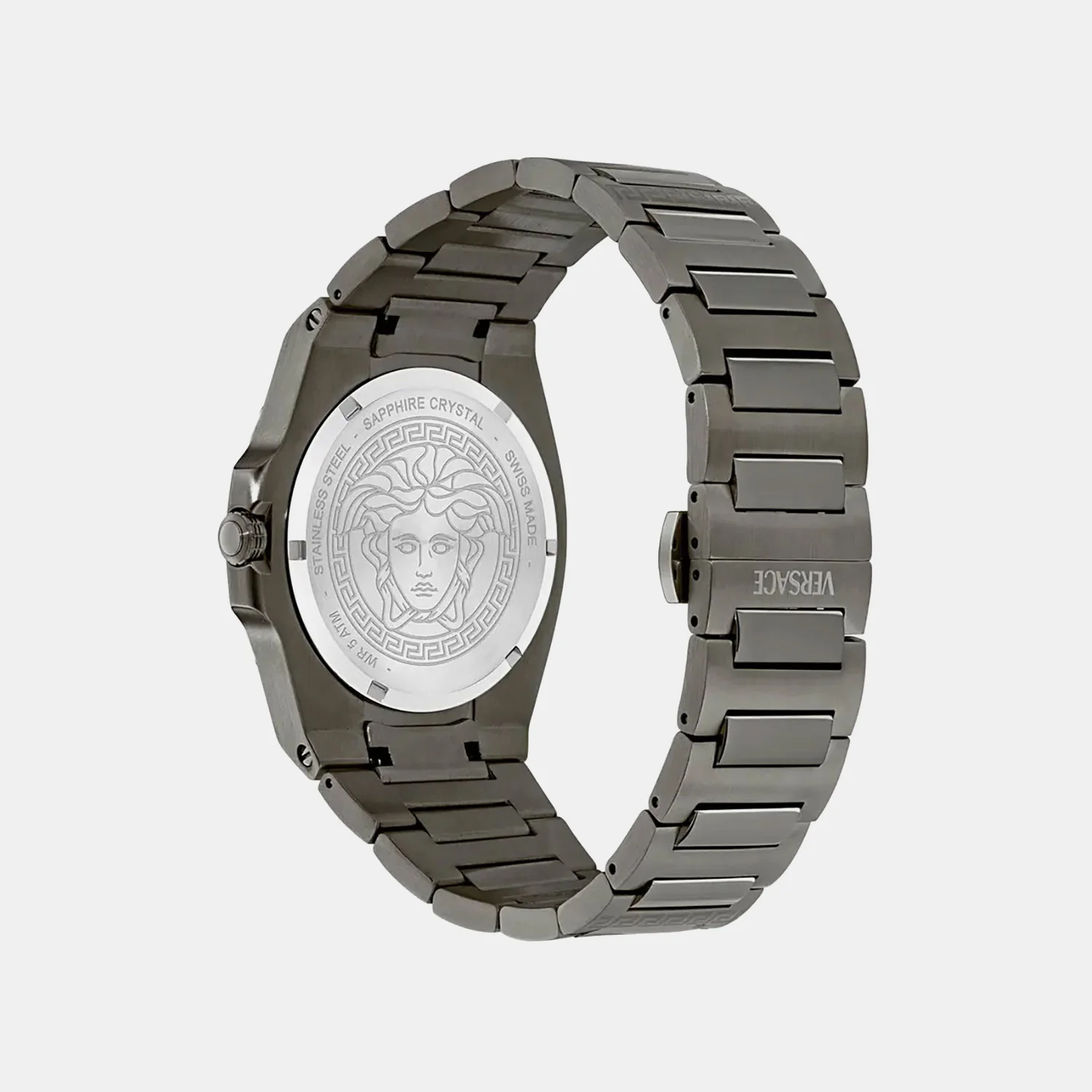 Men Quartz Grey Dial Analog Recycled Steel Watch VE0V00625 - Image 3