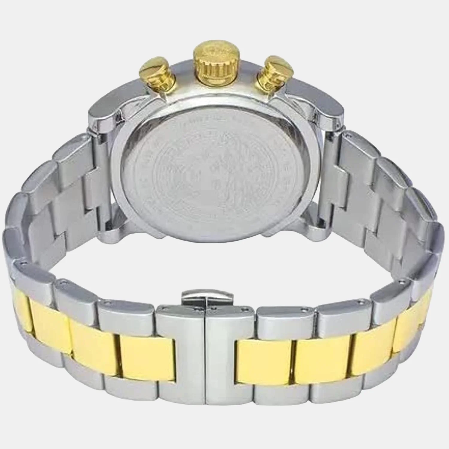 Men Quartz Silver Dial Chronograph Stainless Steel Watch VEV400419 - Image 2