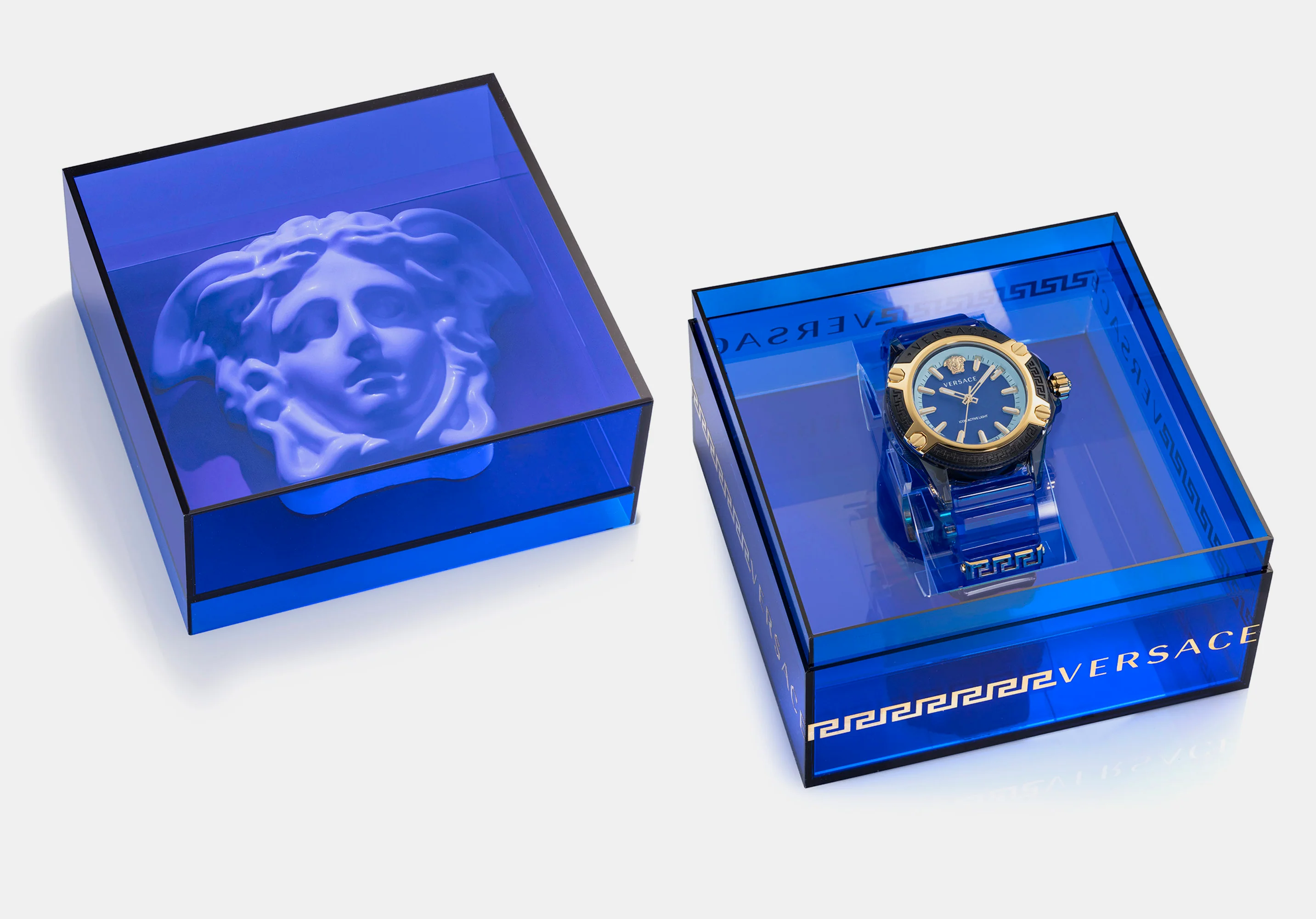 Unisex Quartz Blue Dial Analog Rubber Watch VE6E00323 - Image 5