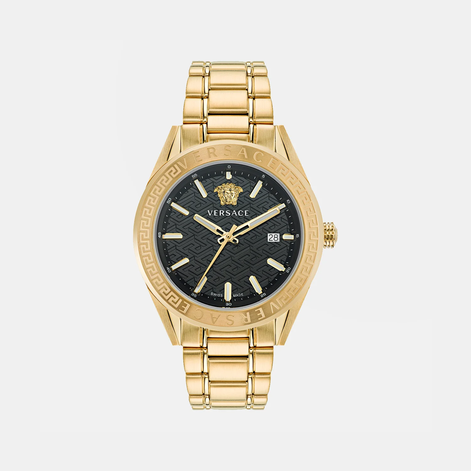 V-Code 3 H.(Wc-6A) Men Quartz Black Dial Analog Stainless Steel Watch VE6A00623 - Image 2