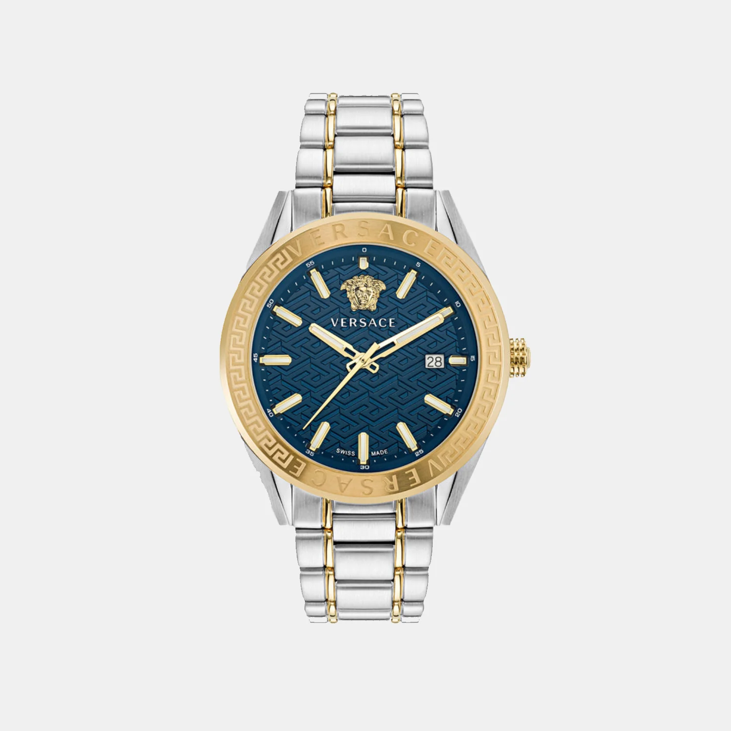 V-Code 3 H.(Wc-6A) Men Quartz Blue Dial Analog Stainless Steel Watch VE6A00523 - Image 2