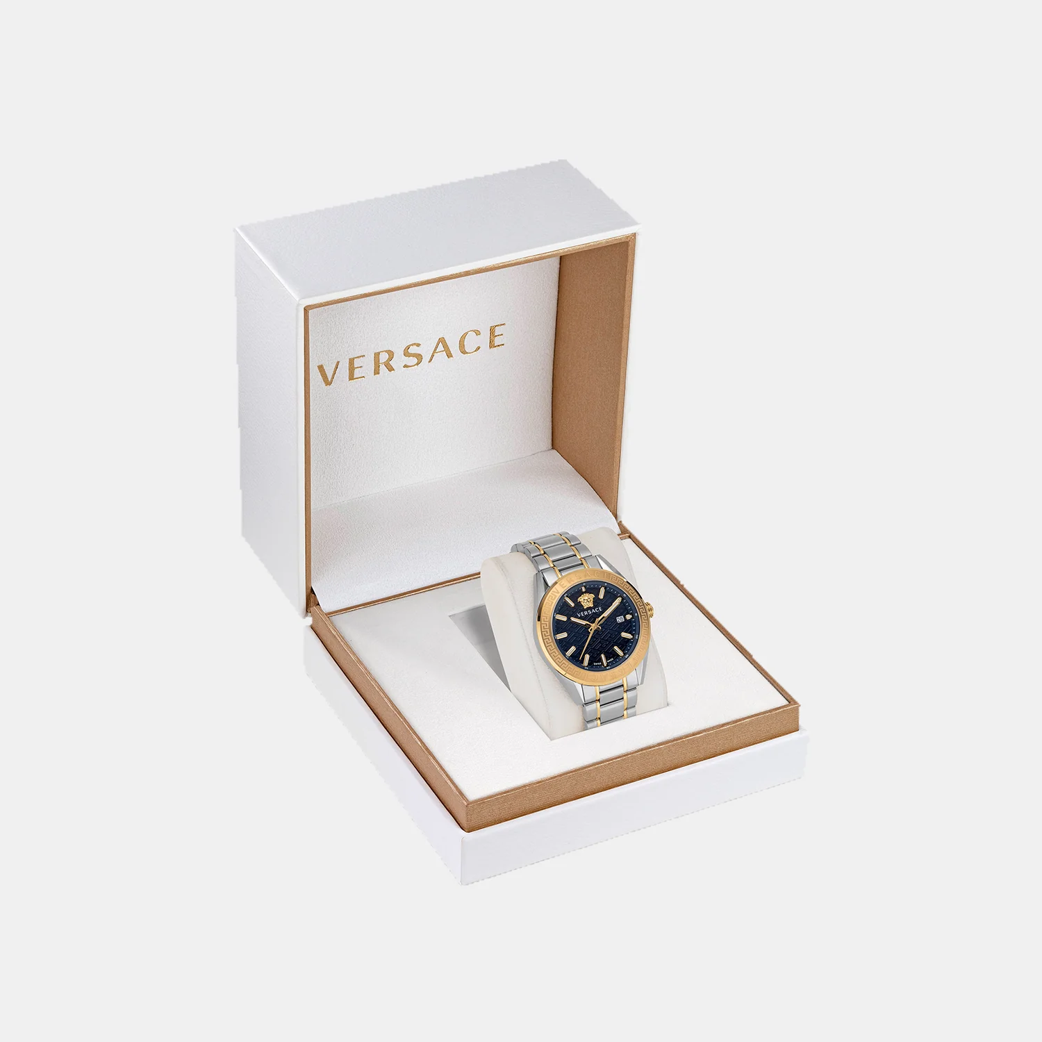 V-Code 3 H.(Wc-6A) Men Quartz Blue Dial Analog Stainless Steel Watch VE6A00523 - Image 5
