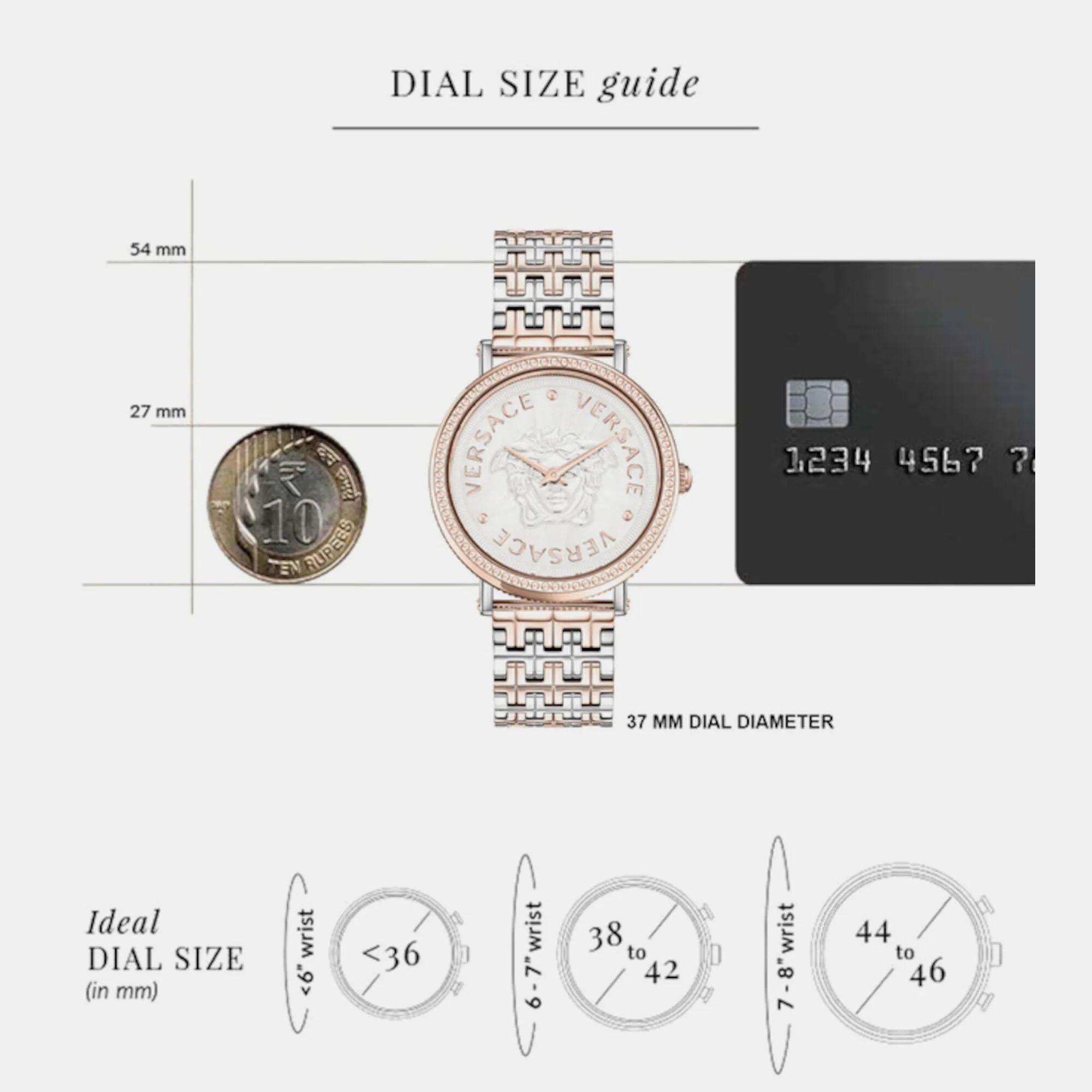 Women Quartz Silver Dial Analog Stainless Steel Watch VEQX00722 - Image 3