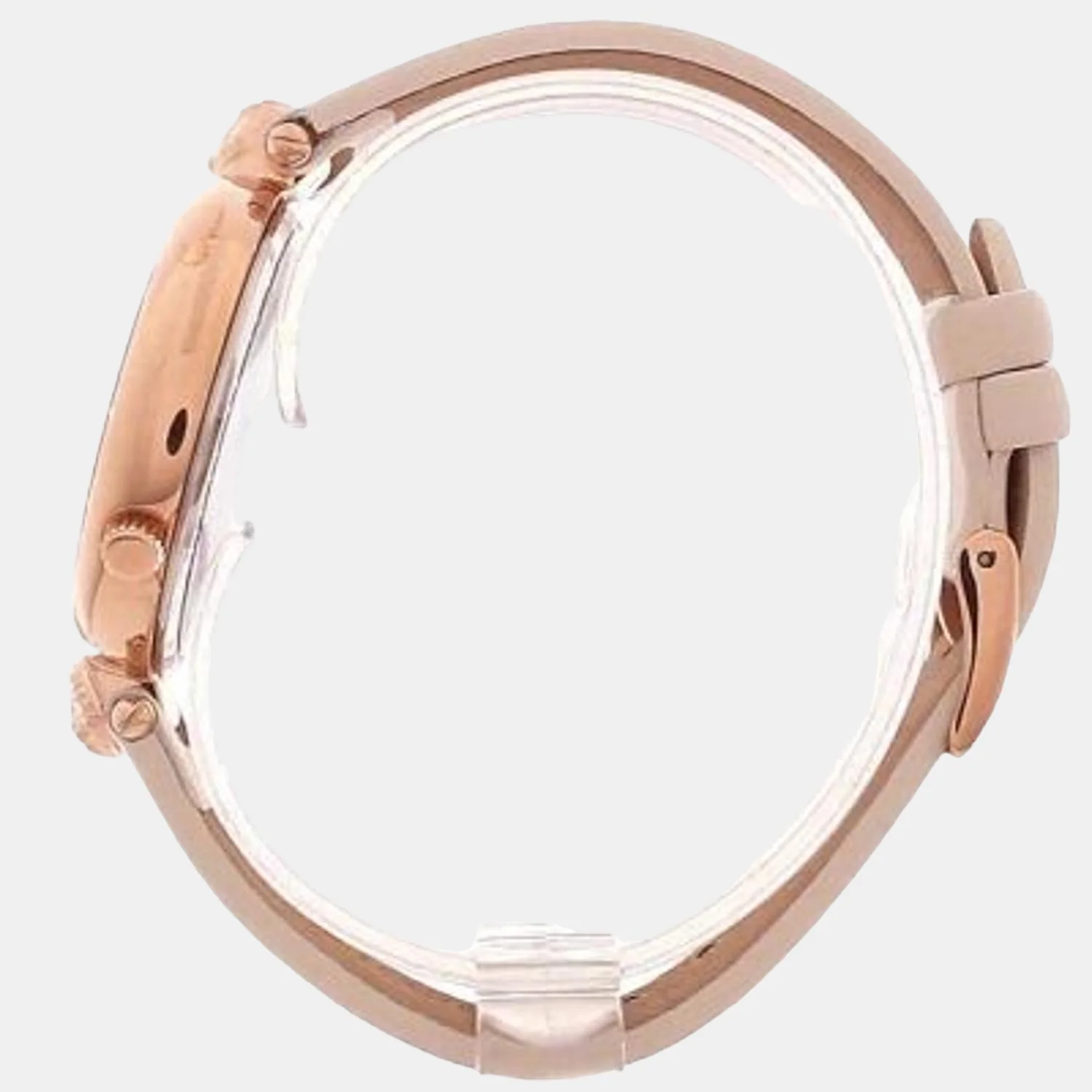 Women Quartz Rose Gold Dial Analog Leather Watch VSP490318 - Image 6