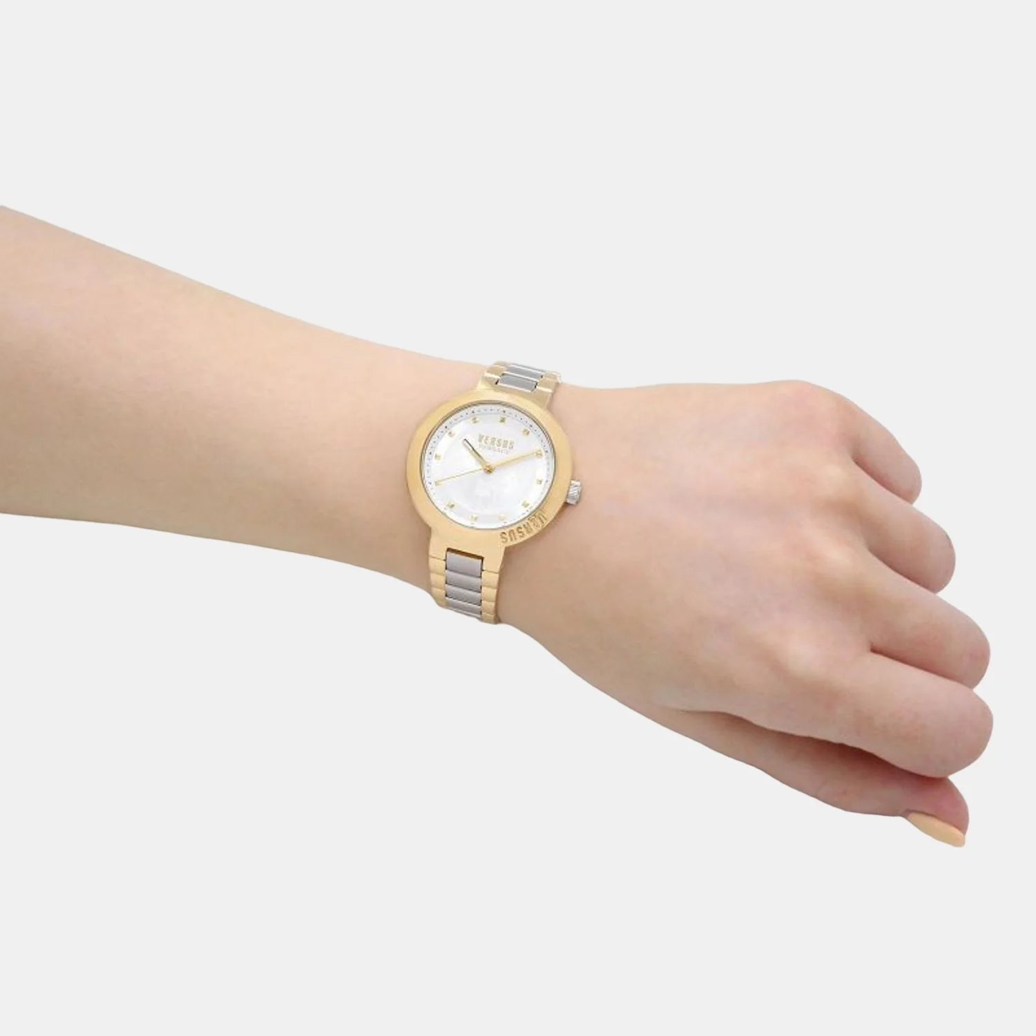 Women Quartz White Dial Analog Stainless Steel Watch VSPLJ0619 - Image 4